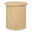 New Pacific Direct Aniston Side/End Table in Natural Whitewash