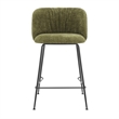 NPD Furniture Millie Fabric Counter Stool in Canova Green (Set of 2)