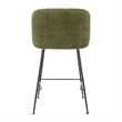 NPD Furniture Millie Fabric Counter Stool in Canova Green (Set of 2)