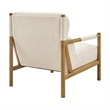 NPD Furniture Olsen Fabric Accent Arm Chair in Palladian Beige