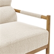 NPD Furniture Olsen Fabric Accent Arm Chair in Palladian Beige