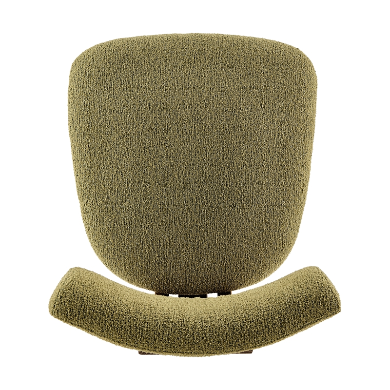 NPD Furniture Hailey Fabric Dining Side Chair in Palladian Green(Set of 2)