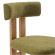 NPD Furniture Hailey Fabric Dining Side Chair in Palladian Green(Set of 2)