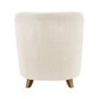 NPD Furniture Tania Fabric Accent Arm Chair in Palladian Beige