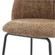 NPD Furniture Millie Fabric Counter Stool in Canova Brown (Set of 2)