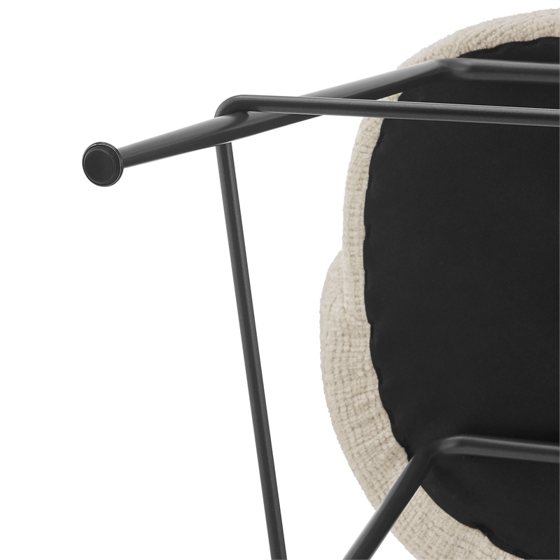 New Pacific Direct Millie Fabric Counter Stool in Canova Ivory (Set of 2)