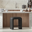 NPD Furniture Jovanka Faux Leather Counter Stool in Vintage Midnight