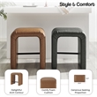 NPD Furniture Jovanka Faux Leather Counter Stool in Vintage Cider