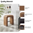 NPD Furniture Jovanka Faux Leather Counter Stool in Vintage Cider