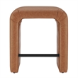 NPD Furniture Jovanka Faux Leather Counter Stool in Vintage Cider