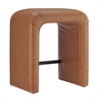 NPD Furniture Jovanka Faux Leather Counter Stool in Vintage Cider