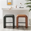 NPD Furniture Jovanka Faux Leather Counter Stool in Vintage Cider