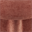 NPD Furniture Cielo Fabric Ottoman in Millburry Coral