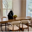 NPD Furniture Verna Fabric Dining Side Chair in Palladian Beige (Set of 2)