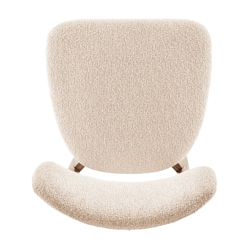 NPD Furniture Verna Fabric Dining Side Chair in Palladian Beige (Set of 2)