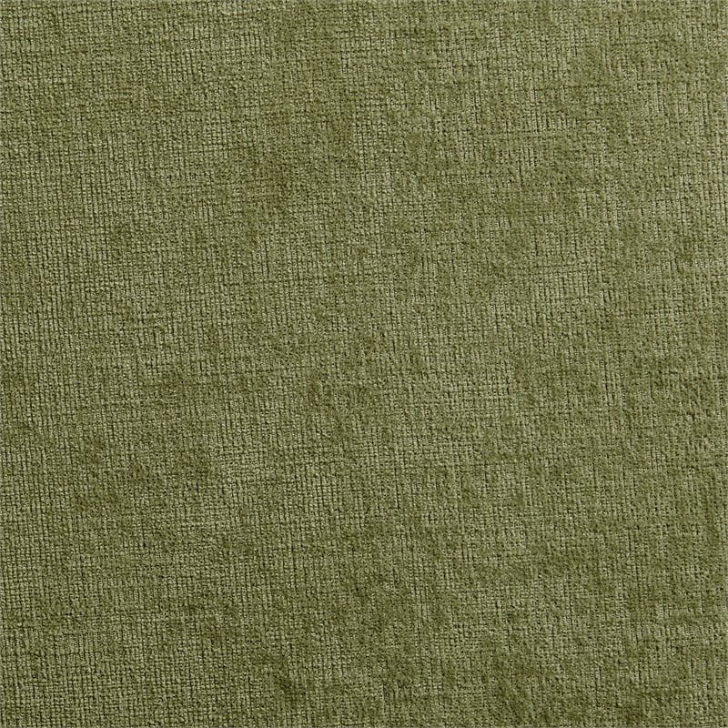 NPD Furniture Zenda Fabric Swivel Accent Chair w/ Wooden Base in Green