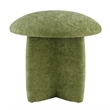 NPD Furniture Cielo Fabric Ottoman in Millburry Green