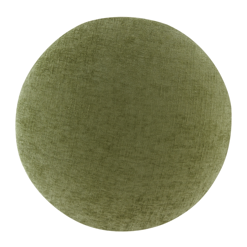 New Pacific Direct Cielo Fabric Ottoman in Millburry Green