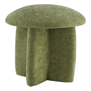 NPD Furniture Cielo Fabric Ottoman in Millburry Green