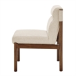 NPD Furniture Micah Fabric Dining Side Chair in Palladian Beige