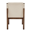 NPD Furniture Micah Fabric Dining Side Chair in Palladian Beige