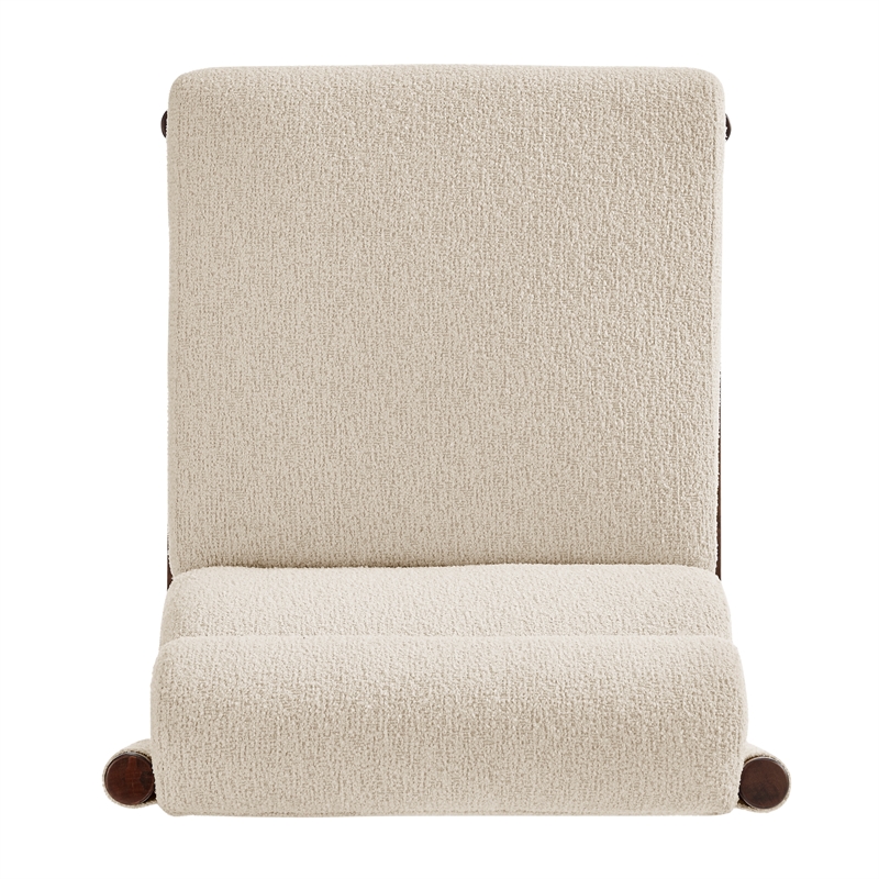 NPD Furniture Micah Fabric Dining Side Chair in Palladian Beige