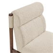 NPD Furniture Micah Fabric Dining Side Chair in Palladian Beige