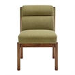 NPD Furniture Micah Fabric Dining Side Chair in Palladian Green