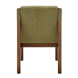 NPD Furniture Micah Fabric Dining Side Chair in Palladian Green