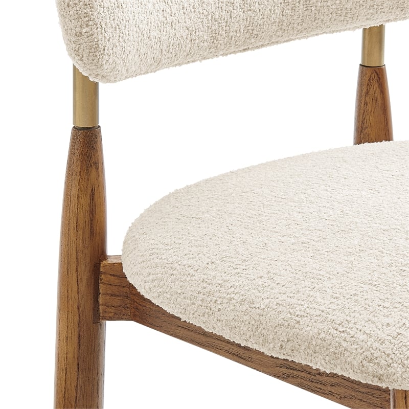 NPD Furniture Verna Fabric Counter Stool in Palladian Beige