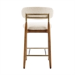 NPD Furniture Verna Fabric Counter Stool in Palladian Beige