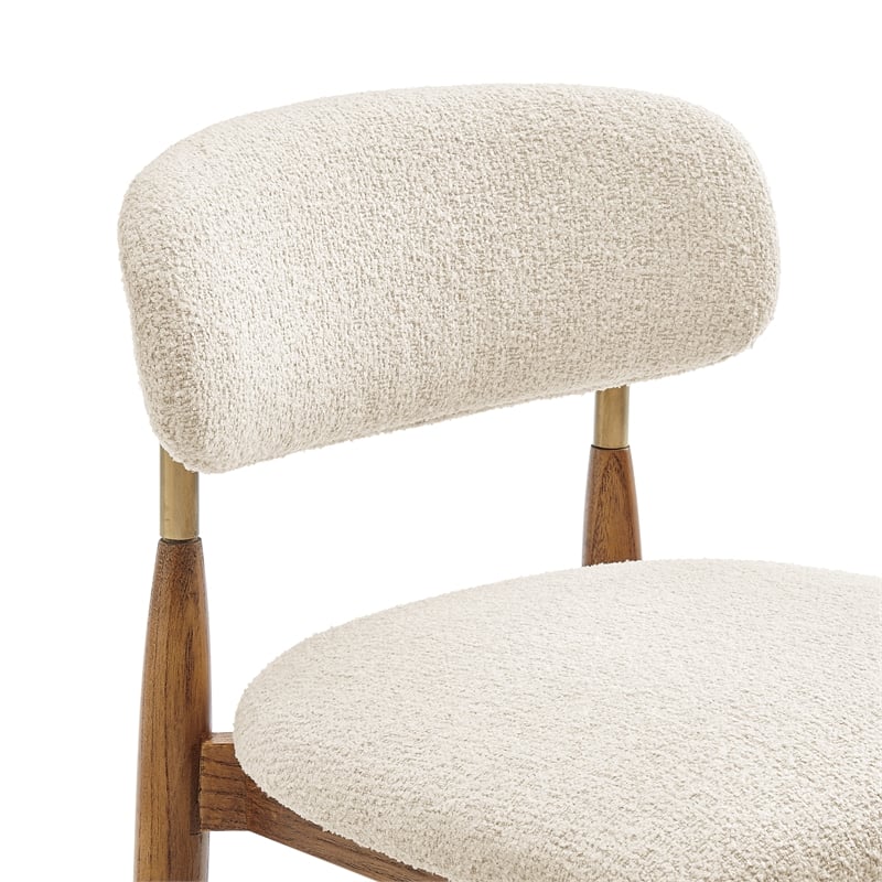 NPD Furniture Verna Fabric Counter Stool in Palladian Beige