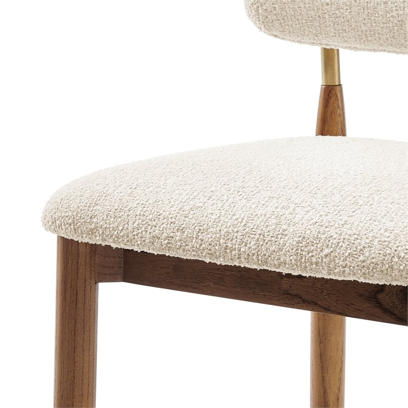 NPD Furniture Verna Fabric Counter Stool in Palladian Beige