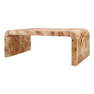 adriel burl wood coffee table