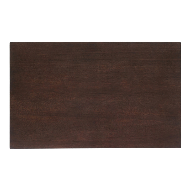 NPD Furniture Callan Nightstand/Side Table 2 Drawers in Dark Walnut