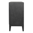NPD Furniture Covey Cabinet 2 Doors in Brushstroke Black