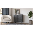 NPD Furniture Covey Cabinet 2 Doors in Brushstroke Black