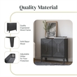 NPD Furniture Covey Cabinet 2 Doors in Brushstroke Black