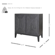 NPD Furniture Covey Cabinet 2 Doors in Brushstroke Black