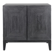 NPD Furniture Covey Cabinet 2 Doors in Brushstroke Black