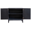 NPD Furniture Covey Cabinet 2 Doors in Brushstroke Black