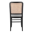NPD Furniture Sonora Rattan Dining Side Chair Wood Seat (Set of 2)