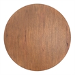 NPD Furniture Bernie Round Wood Coffee Table in Java Brown