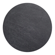 NPD Furniture Watkins Round Side/End Table in Brushstroke Black
