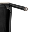 NPD Furniture Melvin KD Chenille Dining Side Chair Black Frame (Set of 2)