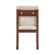 NPD Furniture Melvin KD Chenille Dining Side Chair in Cream (Set of 2)
