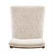 NPD Furniture Melvin KD Chenille Dining Side Chair in Cream (Set of 2)