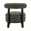 NPD Furniture Esther Boucle Accent Chair in Speckled Green