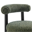 NPD Furniture Esther Boucle Accent Chair in Speckled Green