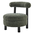 NPD Furniture Esther Boucle Accent Chair in Speckled Green